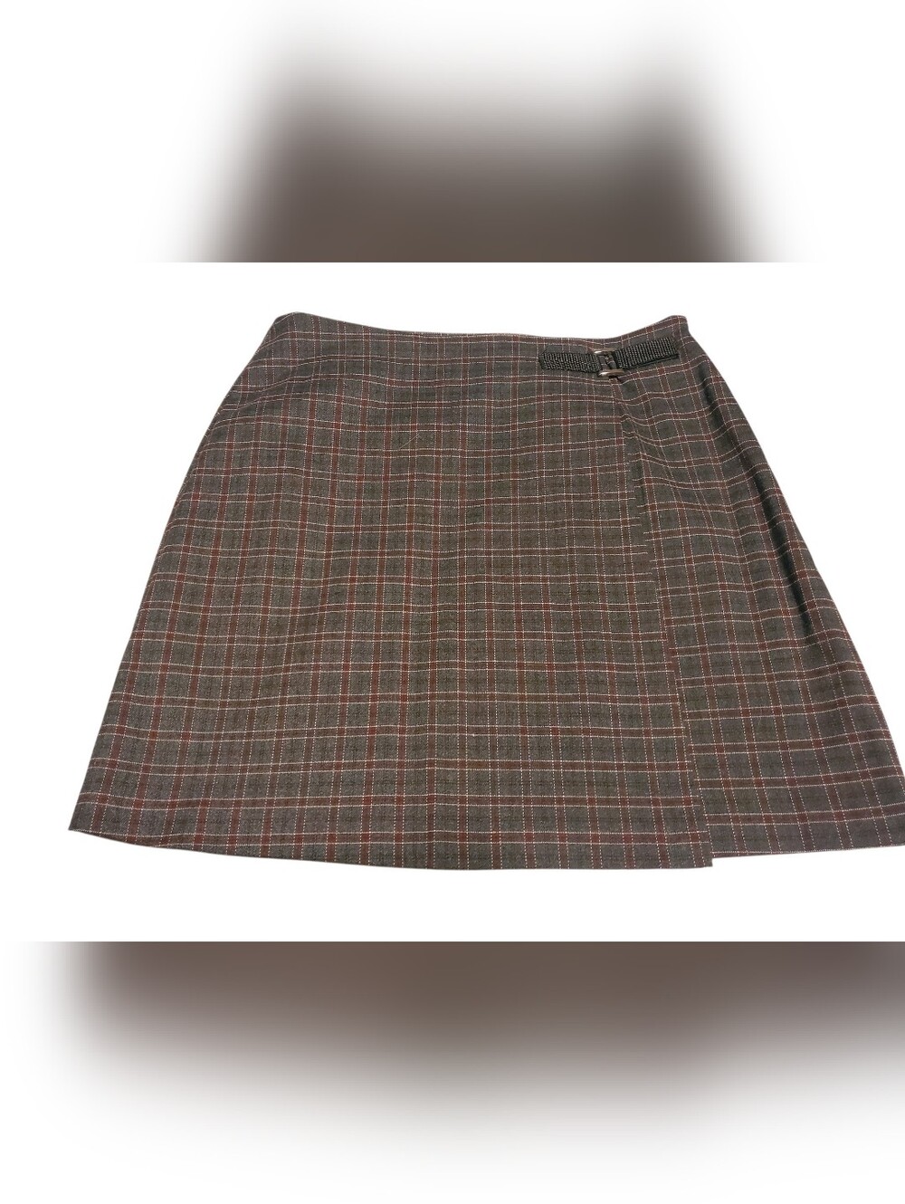 Tangents plaid mini skirt
